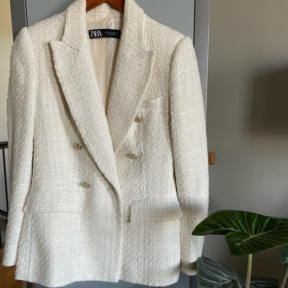Zara boucle blazer